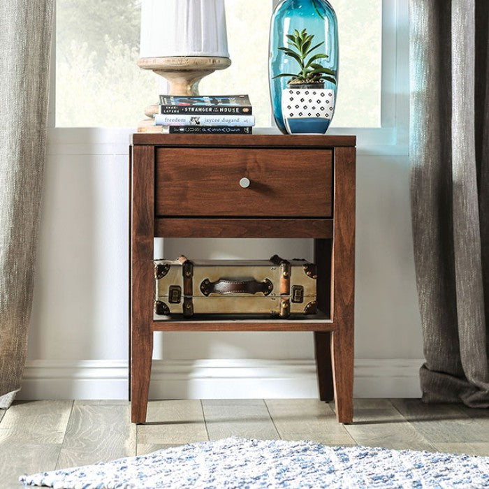 Willamette I Walnut Wood Nightstand