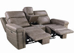 Wixom 2-Pc Taupe 2xPower Recliner Sofa Set (Oversized)