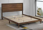 Wynne Brown Wood Queen Platform Bed