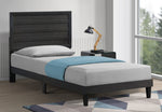 Wynne Cappuccino Wood Twin XL Platform Bed