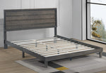 Wynne Gray Wood Queen Platform Bed