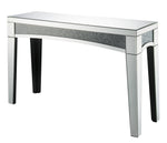 Nowles Mirrored Sofa Table with Faux Stones