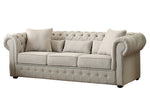 Savonburg Neutral Tone Fabric Sofa (Oversized)