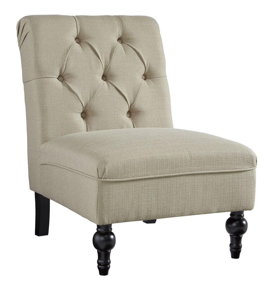 Degas Oatmeal Fabric Accent Chair