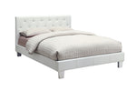 Velen White Cal King Bed (Oversized)