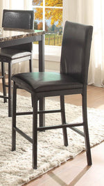 Tempe 4 Black Metal Counter Height Chairs