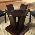 Manhattan Dark Cherry Round Dining Table