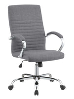 Nneka Grey Fabric Adjustable Office Chair