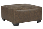 Abalone Chocolate Oversized Accent Ottoman