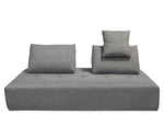 Cloud Space Grey Fabric Lounge Seating Platform