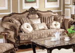 Flavia Hazelnut Jacquard Sofa (Oversized)