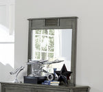 Garcia Gray Wood Frame Dresser Mirror