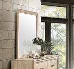 Lonan Modern Rustic Wood Frame Dresser Mirror