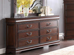 Mont Belvieu Dark Cherry Dresser with Hidden Drawers