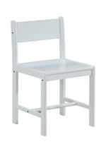 Ragna White Wood Side Chair
