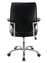 Arrange Black Leatherette Adjustable Office Chair