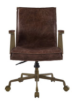 Attica Espresso Top Grain Leather Executive Office Chair