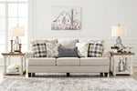 Meggett Linen Fabric Sofa (Oversized)