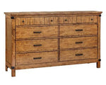 Brenner 5-Pc Rustic Honey Wood King Storage Bedroom Set