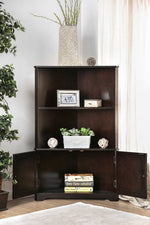 Cavan Dark Walnut Wood Bookshelf