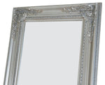 Cecilia Silver Wood Floor Mirror