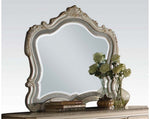 Chantelle Pearl White Wood Frame Mirror