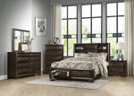 Chesky Warm Espresso Wood 8-Drawer Dresser