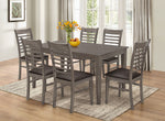 Edda Gray Wood Rectangular Dining Table