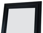 Elisabetta Black Wood Floor Mirror