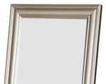 Elisabetta Gold Wood Floor Mirror