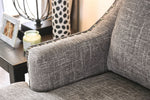 Erika Gray Plush Microfiber Loveseat