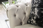 Gilda Beige Linen-Like Fabric Loveseat