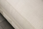 Gilda Beige Linen-Like Fabric Loveseat