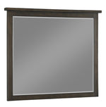 Hebron Dark Cherry Wood Frame Dresser Mirror