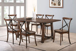 Kaelyn Dark Oak Wood Rectangular Dining Table