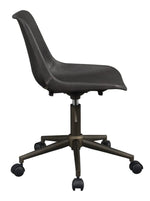 Mahsa Brown Leatherette Adjustable Office Chair