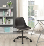 Mahsa Brown Leatherette Adjustable Office Chair