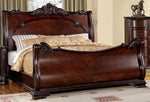 Bellefonte Brown Cherry King Bed (Oversized)