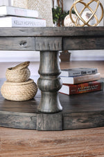 Mika Antique Gray Coffee Table