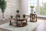 Mika Antique Oak Wood Coffee Table