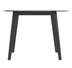 Mirjam Versilla Faux Marble/Black Wood End Table