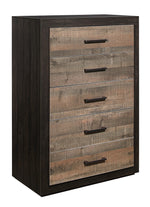 Miter Rustic Mahogany & Dark Ebony Wood Chest