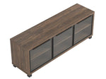 Nayeli Aged Walnut Wood 59" TV Console