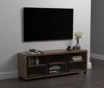 Nayeli Aged Walnut Wood 59" TV Console