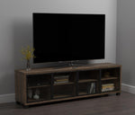 Nayeli Aged Walnut Wood 71" TV Console