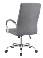 Nneka Grey Fabric Adjustable Office Chair