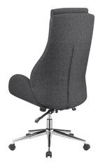 Randi Contemporary Grey Fabric Adjustable Office Chair