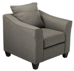 Salizar 3 Grey Linen-Like Fabric Sofa Set