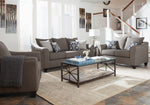 Salizar Grey Linen-Like Fabric Sofa