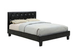 Velen Black Cal King Bed (Oversized)
